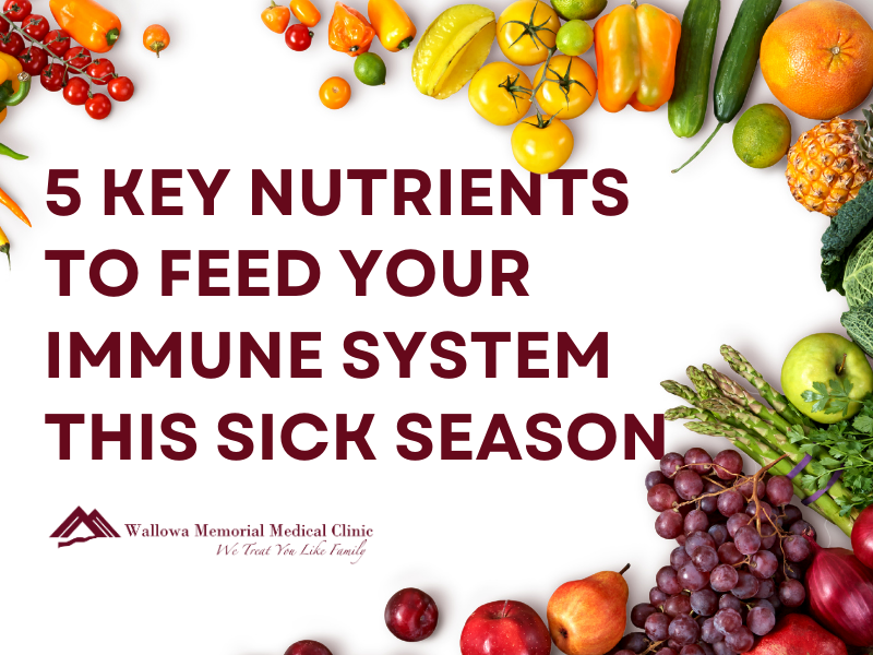 5 key nutrients to feed your immune systems this sick season